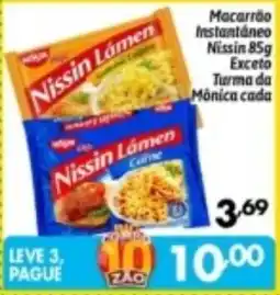 Supermercados Big Compra Macarrão instantâneo nissin 85g oferta