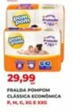 Rede Grande Sul Fralda pompom clássica econômica oferta