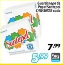 Supermercados Big Compra Guardanapo de Papel Santepel oferta