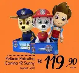 Giassi Supermercados Pelúcia Patrulha Canina 12 Sunny oferta