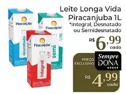 Dona de Casa Leite Longa Vida Piracanjuba oferta