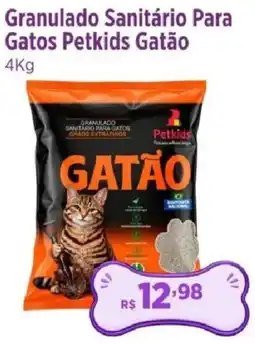 Big Box Granulado Sanitário Para Gatos Petkids Gato oferta