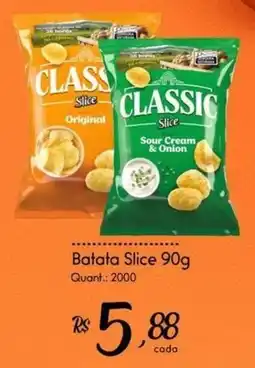 Giassi Supermercados Batata slice oferta
