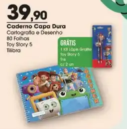 Zaffari Caderno Capa Dura Cartografia e Desenho Toy Story 5 oferta