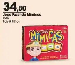 Zaffari Jogo Fazendo Mímicas oferta
