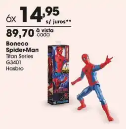 Zaffari Boneco spider-man titan series oferta