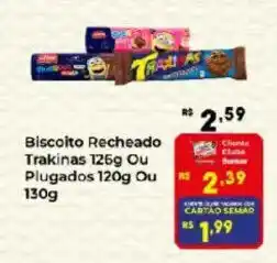 Semar Supermercado Biscoito recheado trakinas oferta