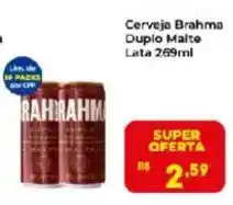 Semar Supermercado Cerveja Brahma Duplo Malte oferta