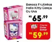 Semar Supermercado Boneca Frutinhas Hello Kitty Cereja Ou Uva oferta