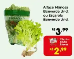 Semar Supermercado Alface Mimosa Benverde Und. ou Escarola Benverde Und. oferta