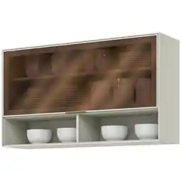 Benoit Aéreo Henn Fineze C653-133 1 Porta com Vidro Reflecta MDF 67,5 x 120 x 31,5cm oferta