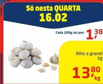 Tenda Atacado Alho a granel kg oferta