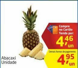 Tenda Atacado Abacaxi unidade oferta