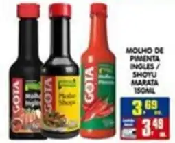 Higa's Supermercado molho de pimenta ingles / shoyu marata oferta