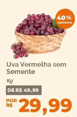 Oba Hortifruti Uva Vermelha sem Semente oferta