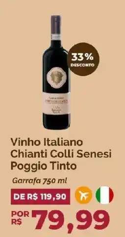 Oba Hortifruti Vinho Italiano Chianti Colli Senesi Poggio Tinto oferta