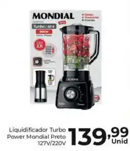 Comercial Esperança Liquidificador Turbo Power Mondial Preto oferta