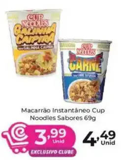 Comercial Esperança Macarrão Instantâneo Cup Noodles Sabores oferta
