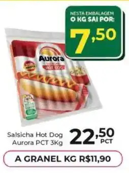 Comercial Esperança Salsicha Hot Dog Aurora PCT oferta