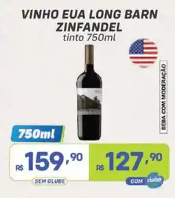 Prezunic vinho eua long barn zinfandel tinto oferta