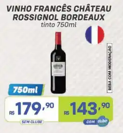 Prezunic vinho francês château rossignol bordeaux tinto oferta