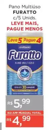 Supermercados Mundial Pano multiuso furatto oferta