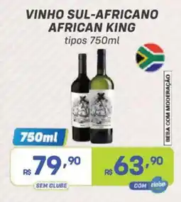 Prezunic vinho sul-africano african king oferta
