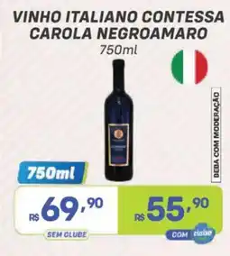 Prezunic vinho italiano contessa carola negroamaro oferta