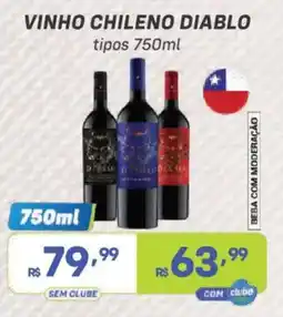 Prezunic vinho chileno diablo oferta