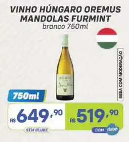 Prezunic vinho húngaro oremus mandolas furmint branco oferta