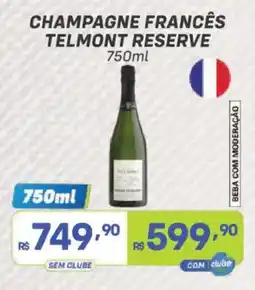 Prezunic champagne francês telmont reserve oferta