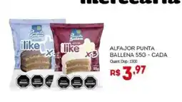 Bistek Supermercados Alfajor punta ballena oferta