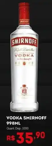 Bistek Supermercados Vodka smirnoff oferta