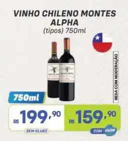 Prezunic vinho chileno montes alpha oferta