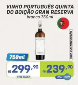 Prezunic vinho português quinta do boição gran reserva branco oferta