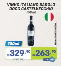 Prezunic vinho italiano barolo docg castelvecchio oferta