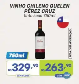 Prezunic vinho chileno que len pérez cruz tinto seco oferta