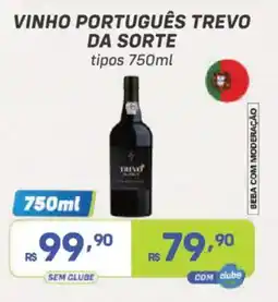 Prezunic vinho português trevo da sorte oferta