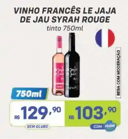 Prezunic vinho francês le jaja de jau syrah rouge tinto oferta