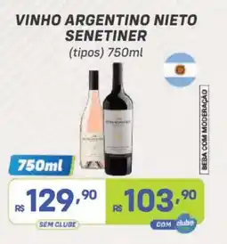 Prezunic vinho argentino nieto senetiner oferta