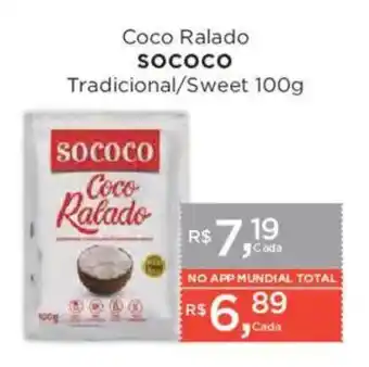Supermercados Mundial Coco ralado sococo tradicional/sweet oferta