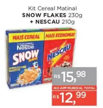 Supermercados Mundial Kit Cereal Matinal oferta