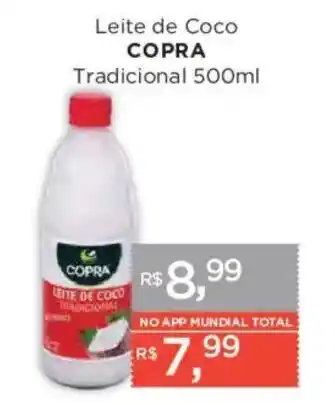 Supermercados Mundial Leite de Coco Tradicional oferta