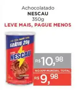Supermercados Mundial Achocolatado nescau oferta