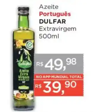 Supermercados Mundial Azeite Português Dulfar Extravirgem oferta