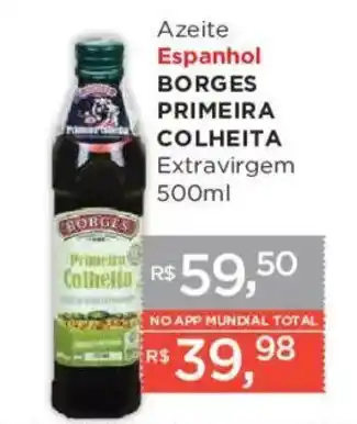 Supermercados Mundial Azeite espanhol borges primeira colheita oferta