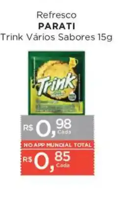 Supermercados Mundial Refresco parati trink vários sabores oferta