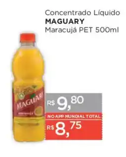 Supermercados Mundial Concentrado Líquido Maguary Maracujá oferta