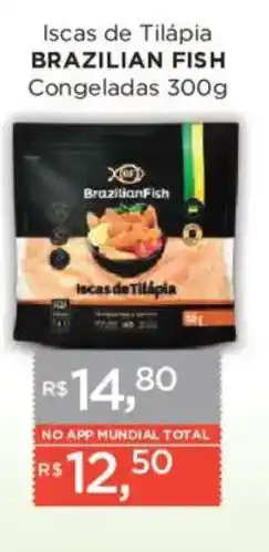 Supermercados Mundial Isca de Tilápia oferta