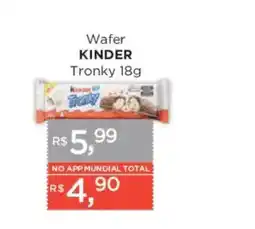 Supermercados Mundial Wafer kinder tronky oferta